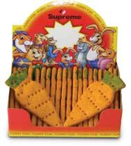 Supreme Root n Fruit Nibble Treats - a favourite of small animals, as they are bursting with real chunks of crunchy carrot (41%), tasty