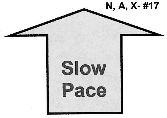 17. *Slow Pace Dog and handler must slow down noticeably. This must be followed by a normal pace unless it is the last station on the course. Index/Signs and Descriptions 18.