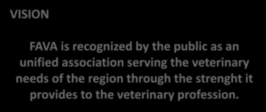 VISION FAVA is recognized by the public as an unified association serving the