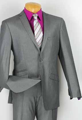 breasted 2 buttons, 3 pcs slim fit suits with