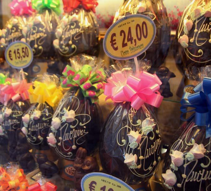 Chocolate Eggs from Italy Colorful Eggs from Ukraine In Italy,
