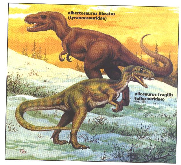 The dominant land reptiles came from the thecodonts. - The small lizard-like carnivores, many of which walked on their hind legs.
