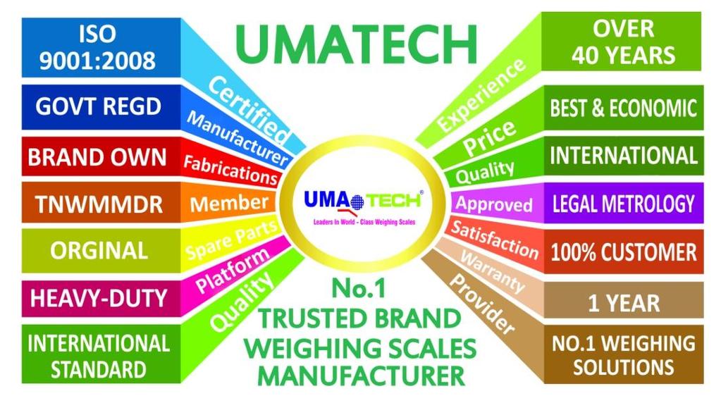 VETERINARY & ANIMAL WEIGHING SCALES MANUFACTURER IN TAMILNADU, INDIA About Us : UMATECH SCALES, India s Leading Veterinary & Animal Weighing Scales Manufacturers in Tamilnadu.