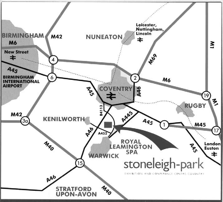 Directions to Venue The Kennel Club Building Stoneleigh Park, Warks CV8 2LZ Stoneleigh