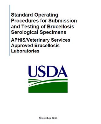 Published in 2013 Official protocol for cattle, bison and cervids 19 7.8.