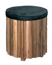 LC 640100 FBL DESCRIPTION : Drum Chair - Black Fabric - Original Colour