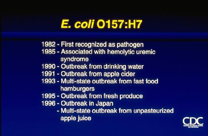 Microbial contamination of Animal Food Products Escherichia coli associated illnesses (E.