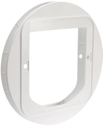 6.2 Installation in glass doors or windows When working with cut glass always wear protective gloves as the edges may be sharp. SureFlap is ideal for mounting in single or double-glazed windows.