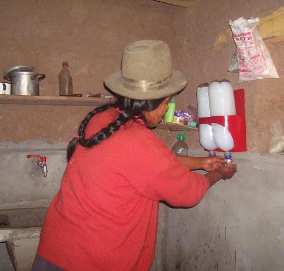Leveraging the appeal and recognition of SJ, the device was named Super Jaboncín. The Super Jaboncín handwashing device was field tested in coastal, mountain, and forest regions for over five months.