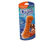 75"d) 031A-05415 Hartz Chew'n Clean Dog Toy Durable Chew Toy With Edible Center Contains
