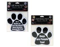 25"d) 091-17377 Pet Paw Print Magnets #3 (Displayed