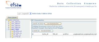 IT tools for data collection and storage in EFSA Data are currently collected by: A web
