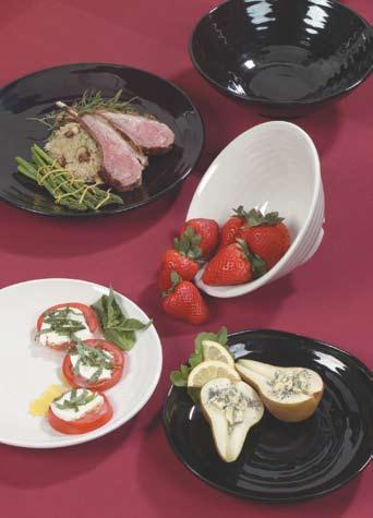 super heavy-weight dinnerware safe for temperatures up to 212 F NSF Listed; dishwasher safe colors: Black (03), Bone (42), White(02) 43400 11-7/8" Dinner Plate 12 ea 26.70/1.