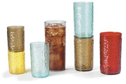 B i s t r o T u m b l e r s attractive traditional fluted exterior compliments any tabletop presentation easy stack tumblers have non-stick interior lugs to prevent jamming when stored made of chip-,