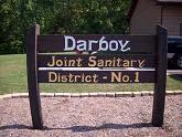 The Darboy Joint Sanitary District #1 office located at N398 County Rd N,. Payments can be mailed to the Sanitary District or paid directly at their office.