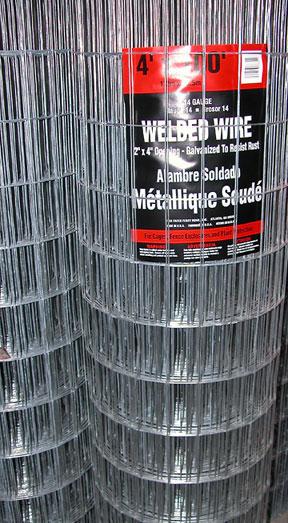 Generally, you will place posts about 7-10 feet apart. 2. Mesh cloth. It comes in rolls, in different strengths. Your fence will be stronger if you get a strong mesh (such as the welded wire below.