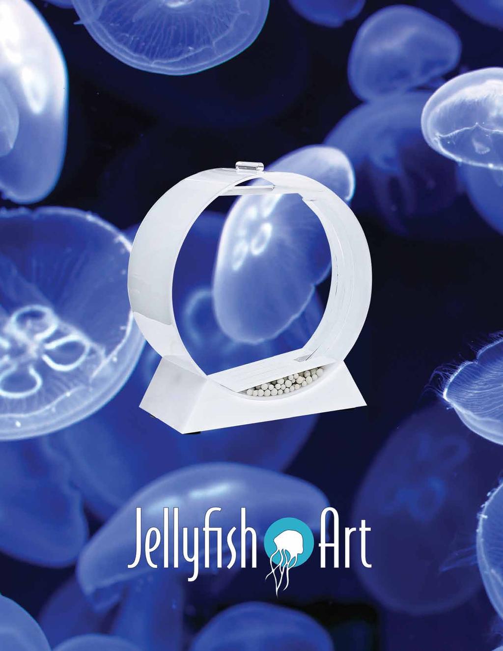 SIMPLE CLEAN BEAUTIFUL THE DESKTOP JELLYFISH TANK WITH