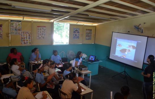 On June 19, the first workshop was held in the village of Cuyagua, Gold Coast municipality, with over 60 participants including
