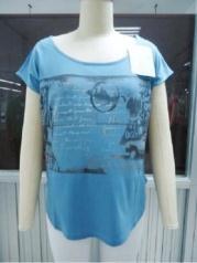 Printed T-Shirt (Women s) Fab: 100% Cotton S/Jersey, Soft Hand feel, GSM=140/145.