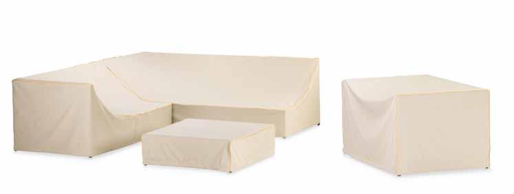 COVERS HUSSEN FUNDAS HOUSSES HOUSSES EN DEDON COVERS HANDLING AND CARE DEDON covers are impregnated to resist water, oil and dirt, functioning to protect the furniture.