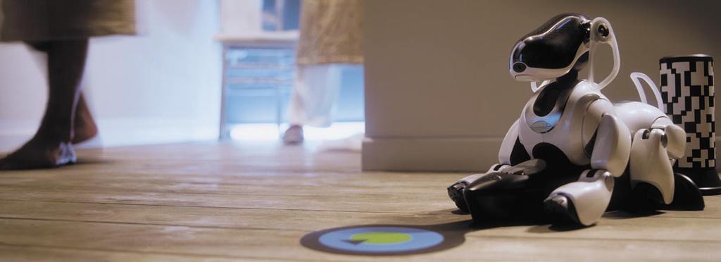 AIBO locates autonomously its energy