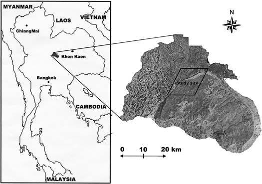 30 JOURNAL OF MAMMALOGY Vol. 86, No. 1 FIG. 1. Phu Khieo Wildlife Sanctuary and the study site in northcentral Thailand. in the northeast (Elliott 2001).