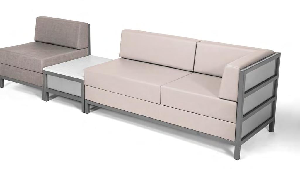 VENTURA The Ventura collection is constructed of stainless steel with a solid