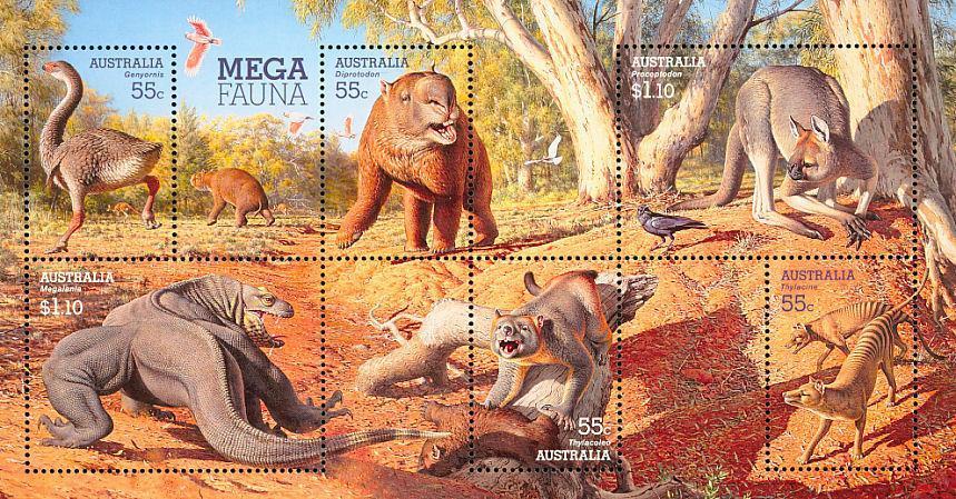 Australia lost 21 mammals + 7