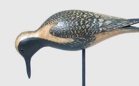 Exquisite Hudsonian curlew preener by David Ward. Approximately 11 ½" in height.