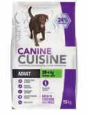24% PROTEIN, RICH IN CHICKEN & RICE Canine Cuisine has a minimum of 24% protein, with the primary source of protein being Chicken*.