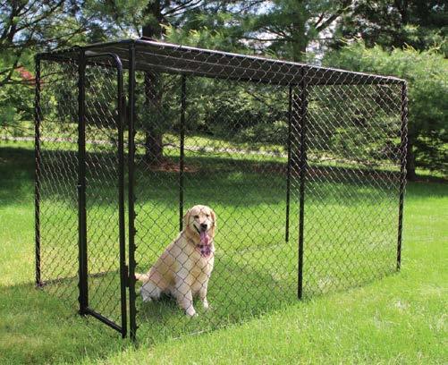 chain link boxed kennel kits Chain Link Boxed Kennels
