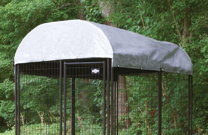 kennel roof kit Kennel Roof Kit Kennel Cover Packaging Sewn waterproof roof attaches