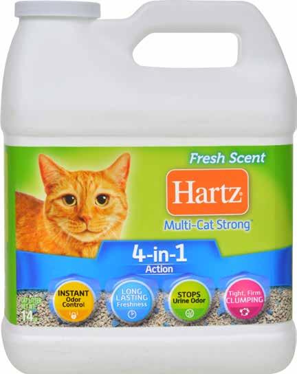 Multi-Cat Strong Litter Hartz Multi-Cat Strong Litter is suited for homes