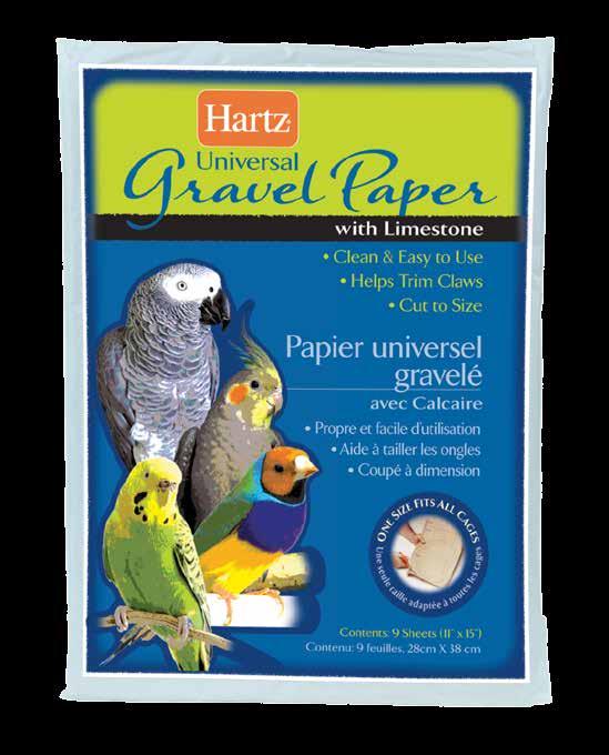 Size: 40 x 71cm 7pk NB Code: 22160 Gravel Paper Hartz Gravel Paper is easy to use, just