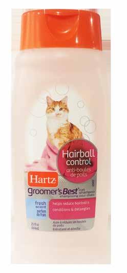 Groomer s Best Shampoos Hartz Groomer s Best Shampoos are specifically formulated to meet the needs of different coat types for