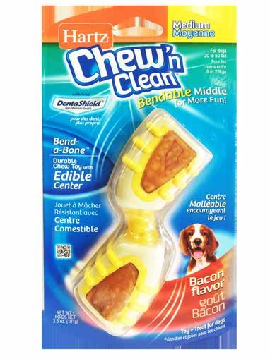 Chew n Clean Dog Toys BONE BOUNCE & BITE