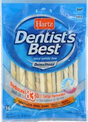 Hartz Dentist s Best treats feature