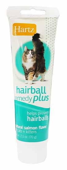 designed to prevent and help eliminate hairball formation, and to pass safely through the