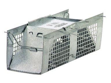 AHART Standard Animal Traps Galvanized for rust resistance Durable-high tensile steel Smooth edges protect animal and consumer Made in the U.S.A. One-Door Professional Animal Traps Item# Target