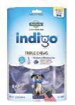 indigo TM Triple Chews are a premium treat that help dogs boost and gain a healthier immune system, digestive system and fresher mouth.