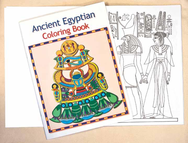 Ancient Egyptian Coloring Book 75-7300