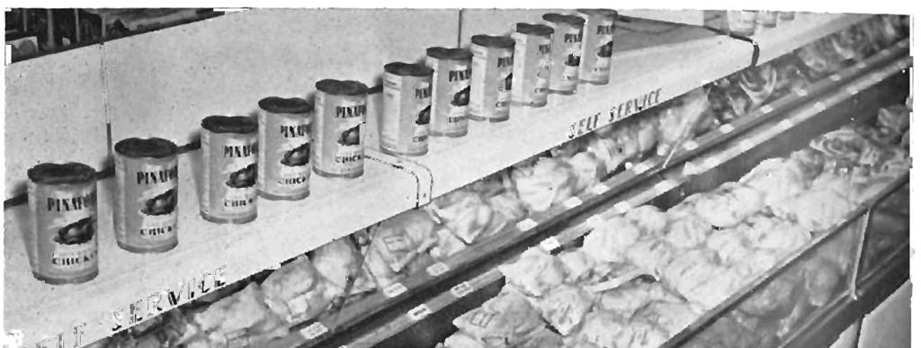 10 MAINE AGRICULTURAL EXPERIMENT STATION BULLETIN 537 TABLE 7 SALES OF FRYERS BY TYPE OF PACK AND BY STORES Four Supermarkets, Portland, Maine, May and June, 195 2 T
