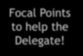 Focal Points to help the Delegate! Issue / problem identified by Delegates, OIE Commission, other international/regional organisations New scientific information, e.g. from research or disease outbreak New diseases emerging diseases New approach to control, e.