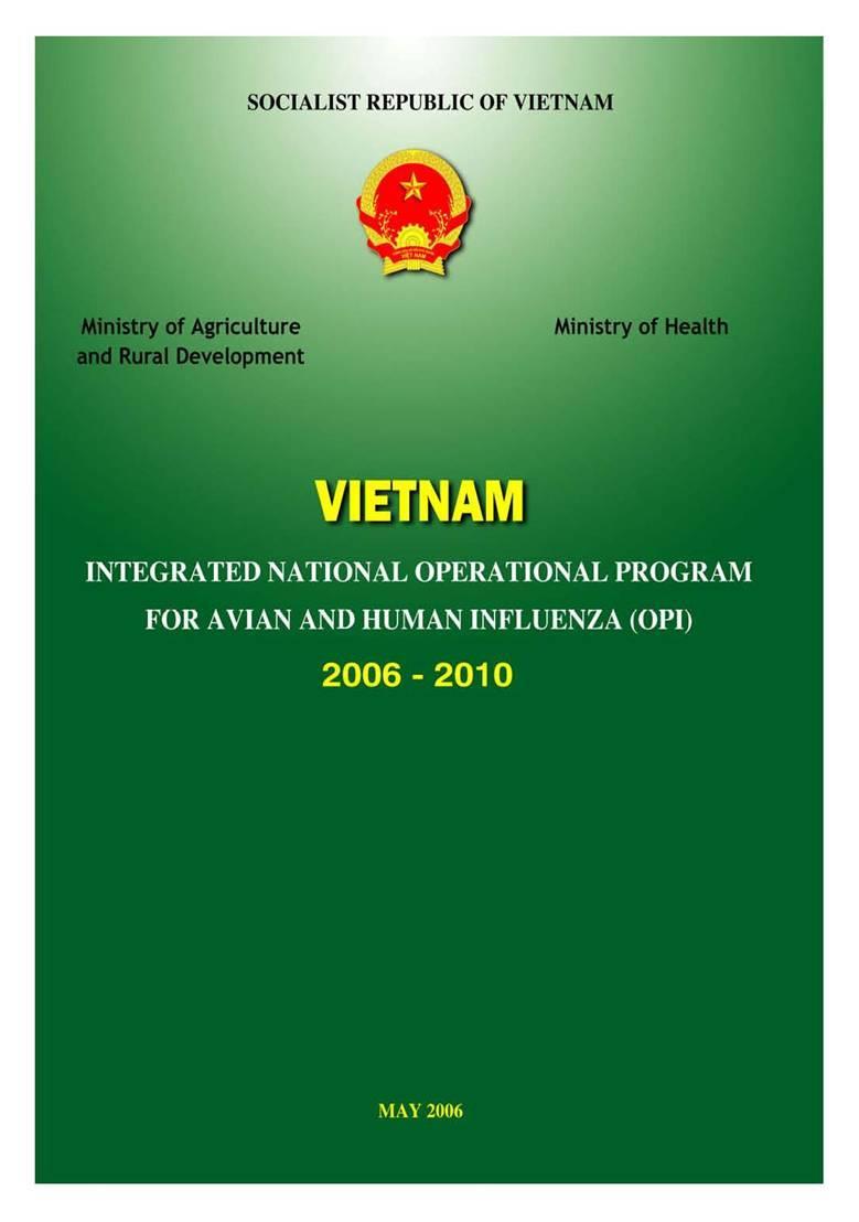 approach in Vietnam, building on and sustaining the national response to avian influenza AIPED identified 15 key elements for