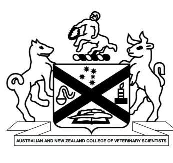 2007 (modified 2012) ELIGIBILITY AUSTRALIAN AND NEW ZEALAND COLLEGE OF VETERINARY SCIENTISTS FELLOWSHIP GUIDELINES Veterinary Applied Pharmacology (Clinical Pharmacology option) 1.