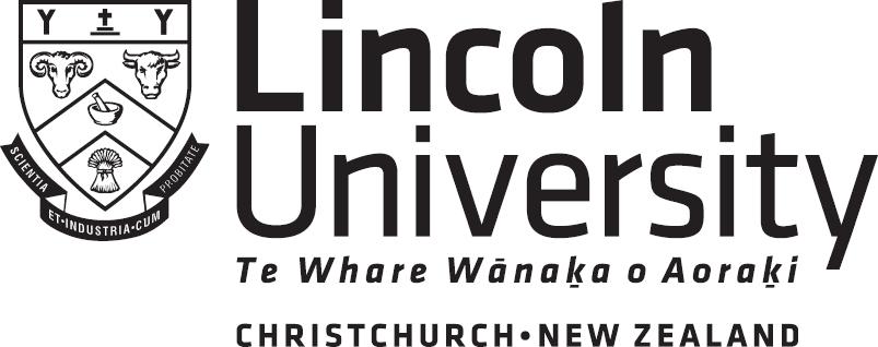 Lincoln University Digital Dissertation Copyright Statement The digital copy of this dissertation is protected by the Copyright Act 1994 (New Zealand).
