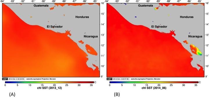 41 grounds in the Gulf of Papagayo and the Gulf of Fonseca (Green 1984, Seminoff et al. 2008, Blanco et al.