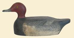 258 257(PR) 260 259 262 261 257. Matched pair of wood ducks by John Thomas of Edgartown (Martha s Vineyard), MA and so noted in pen on bottom of each. Carved slightly undersized.