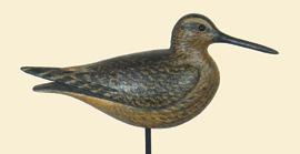 Greater Yellowlegs by Martin B ( Marty ) Hanson of Prior Lake, Minnesota. Carved in the style of the acclaimed Long Island, Seaford school of carving. Carved shoulders, wings and wingtips.