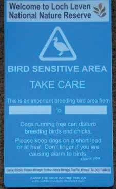 Examples of signs to reduce wildlife disturbance Cairngorms National Park Authority (CNPA) have produced a standard template reflecting best practice in terms of
